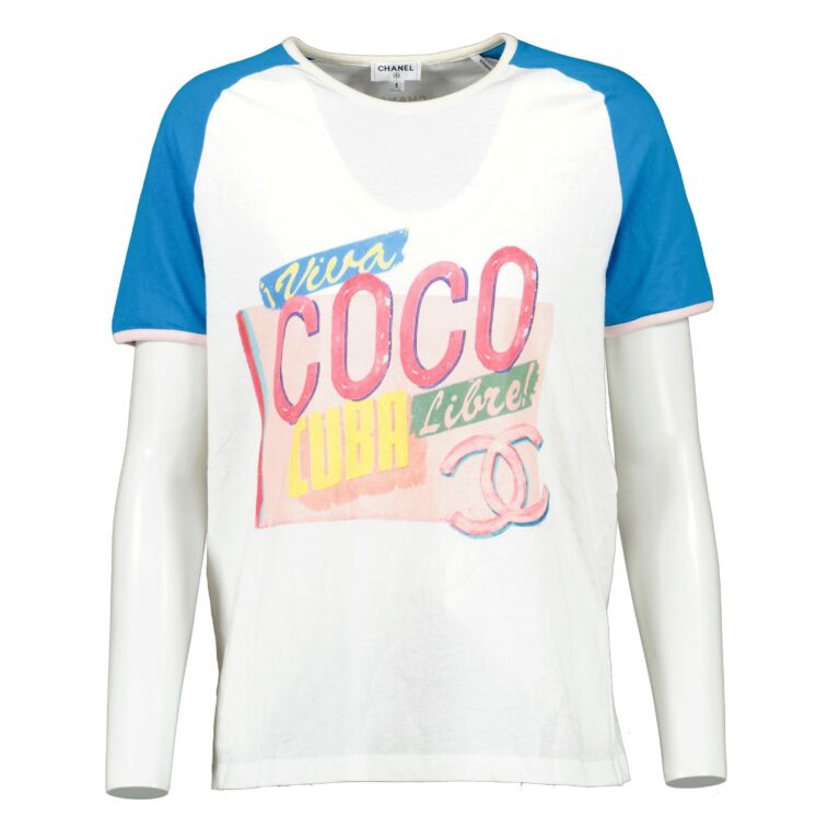 Chanel Cruise 2017 Viva Coco Cuba Libre Limited Edition T-shirt - Size S ○  Labellov ○ Buy and Sell Authentic Luxury