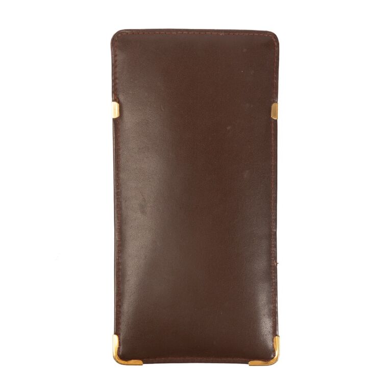 Cartier Burgundy Glasses Case ○ Labellov ○ Buy and Sell