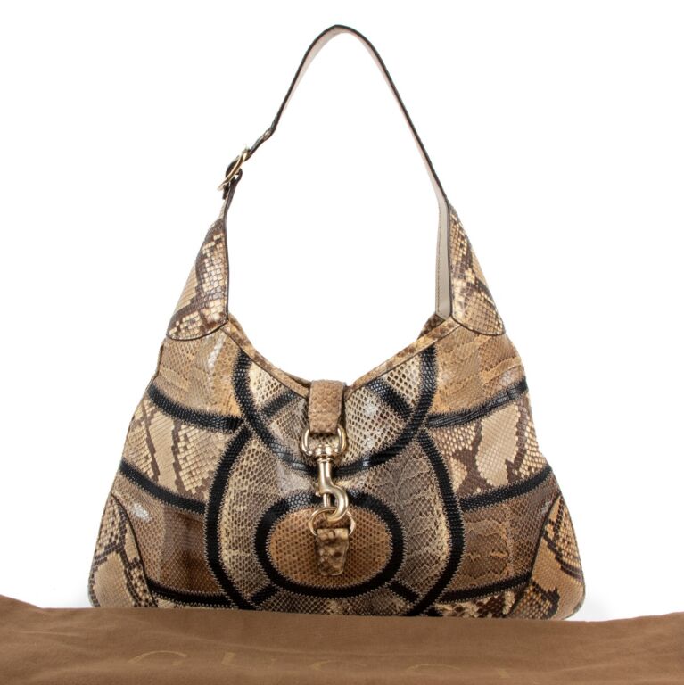Gucci snakeskin sales hobo bag