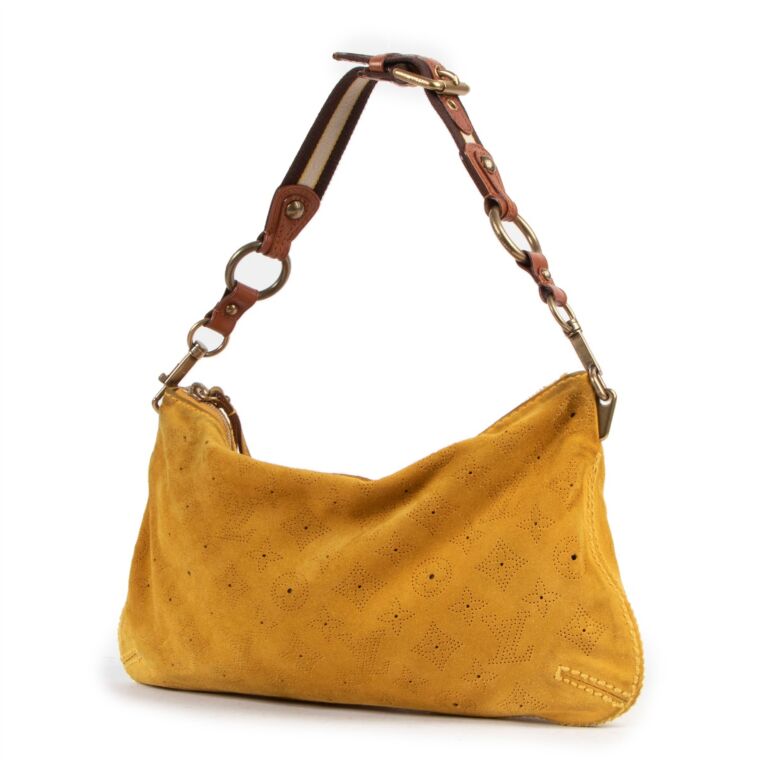 Suede yellow bag discount