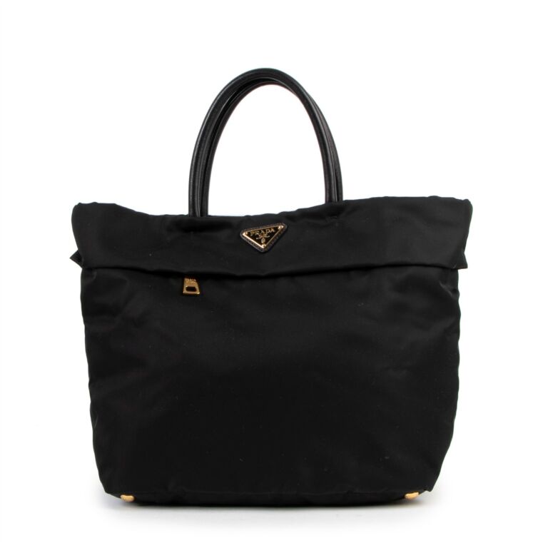 Prada nylon shopper best sale bag