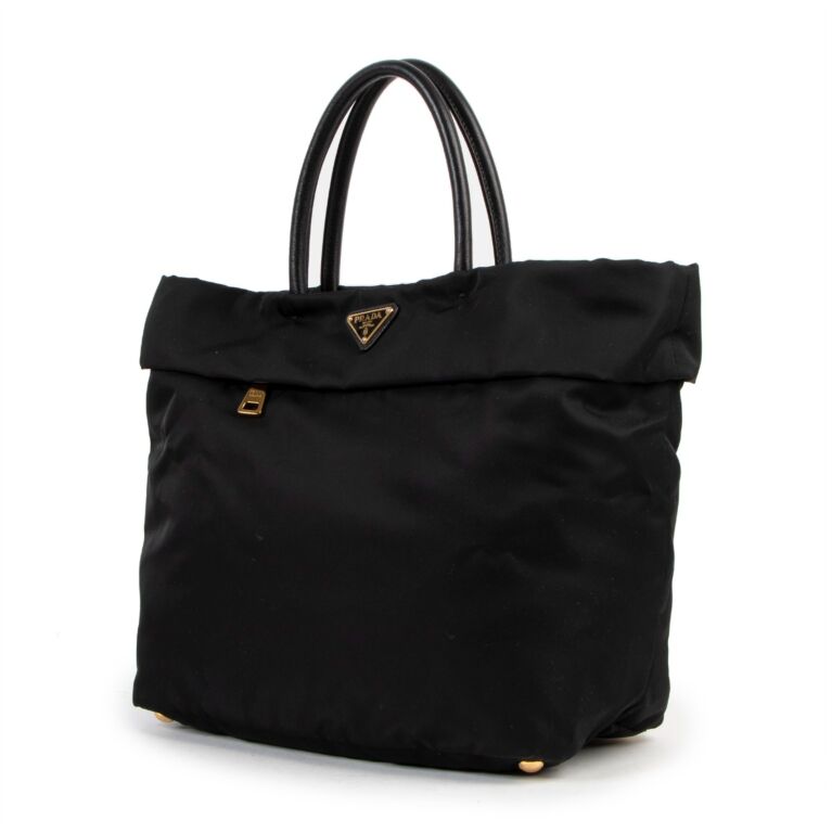 Prada shopping online bag nylon