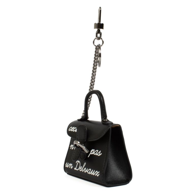 Delvaux Black Brillant L'Humour Bag Charm ○ Labellov ○ Buy
