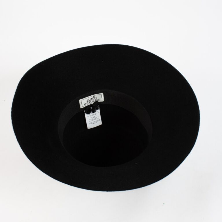 Hermès Black Felt Hat ○ Labellov ○ Buy and Sell Authentic