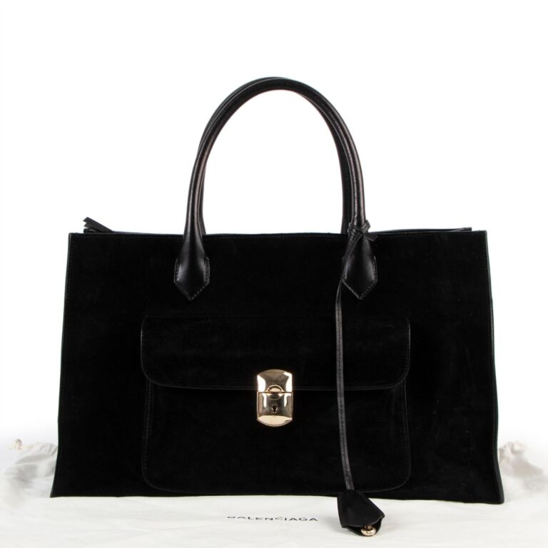 Suede outlet balenciaga bag