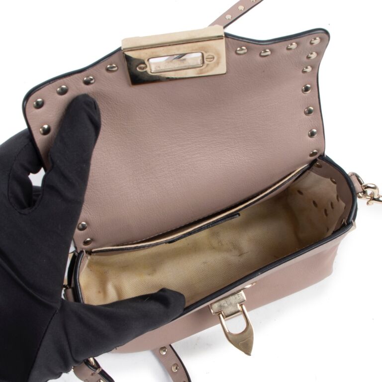 Valentino Rockstud Crossbody Bag - Pink Crossbody Bags, Handbags -  VAL373654