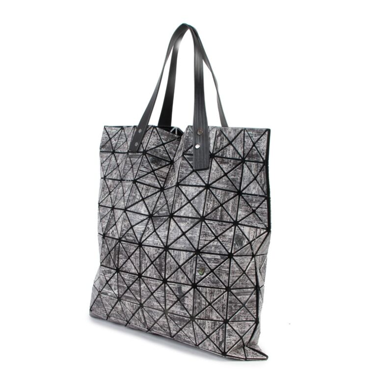 Bao Bao Issey Miyake Black/White Prism Large Tote Bag