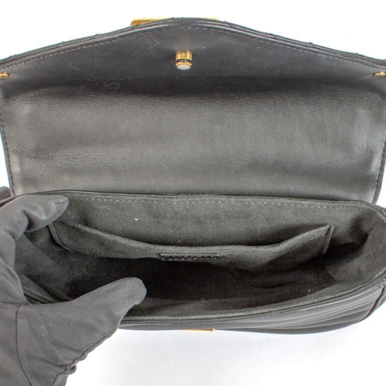 Louis Vuitton Black New Wave MM Chain Bag ○ Labellov ○ Buy