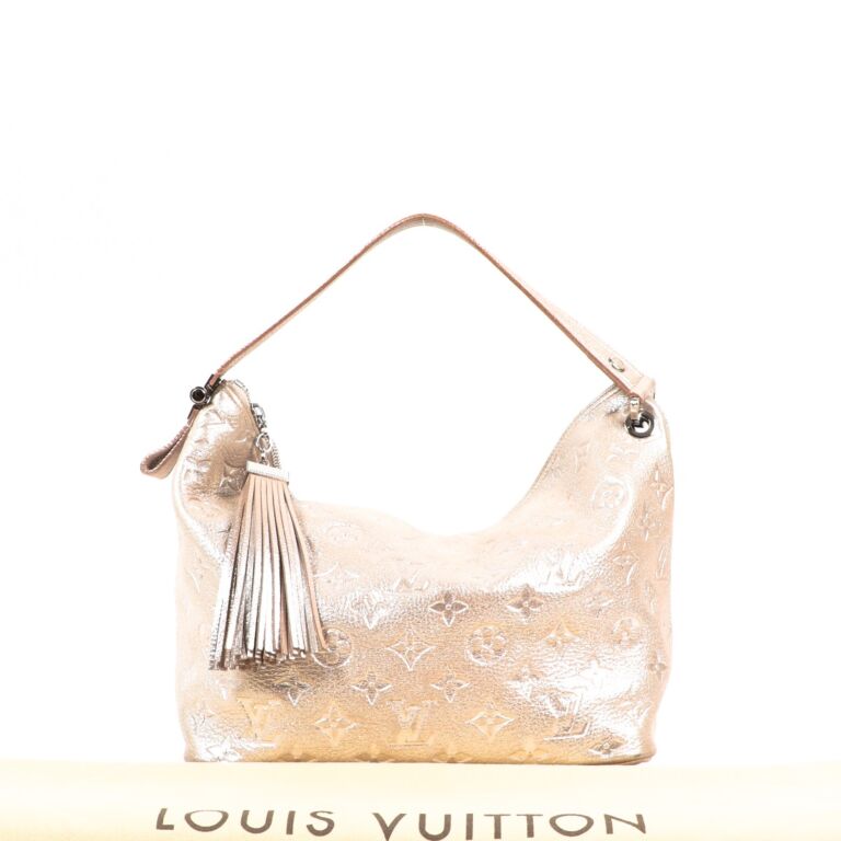 Louis Vuitton Peach Monogram Shimmer Comete
