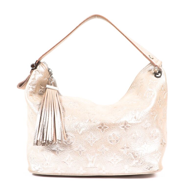Louis Vuitton 2008 Monogram Shimmer Halo Peach Bag