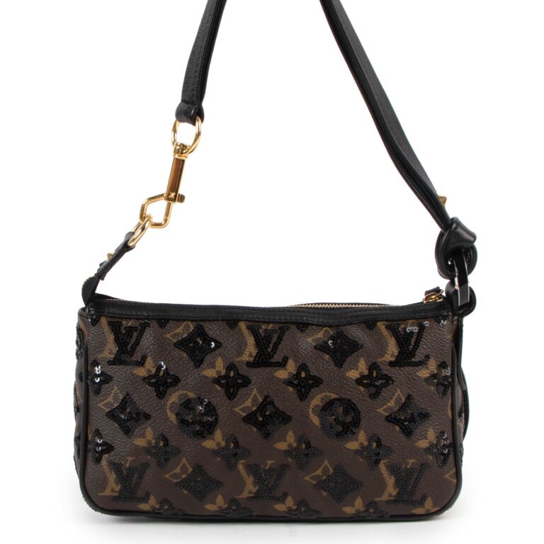 Pochette Coussin | Black Monogram Bag, Black, One Size