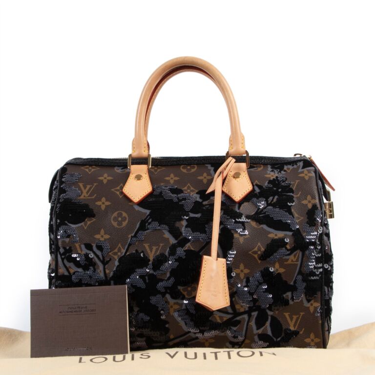 Louis Vuitton Autumn Winter 2010 Speedy 30 Monogram Fleur de Jais