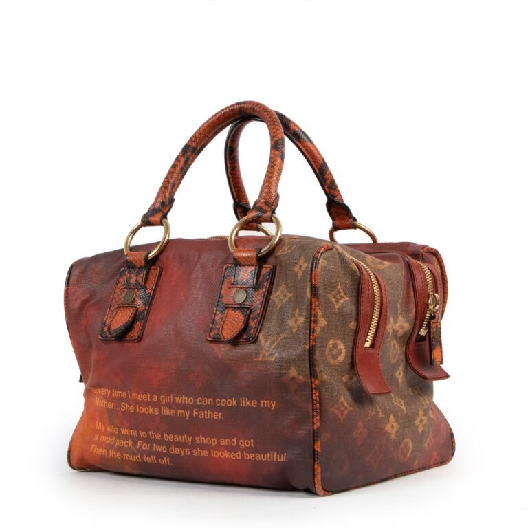 Louis Vuitton Spring/Summer 2008 Richard Prince Red Monogram Mancrazy Jokes  ○ Labellov ○ Buy and Sell Authentic Luxury