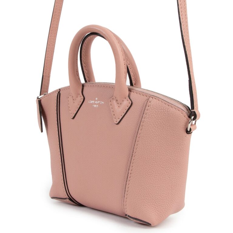 Louis Vuitton Pink Leather Soft Lockit Tote Bag Louis Vuitton