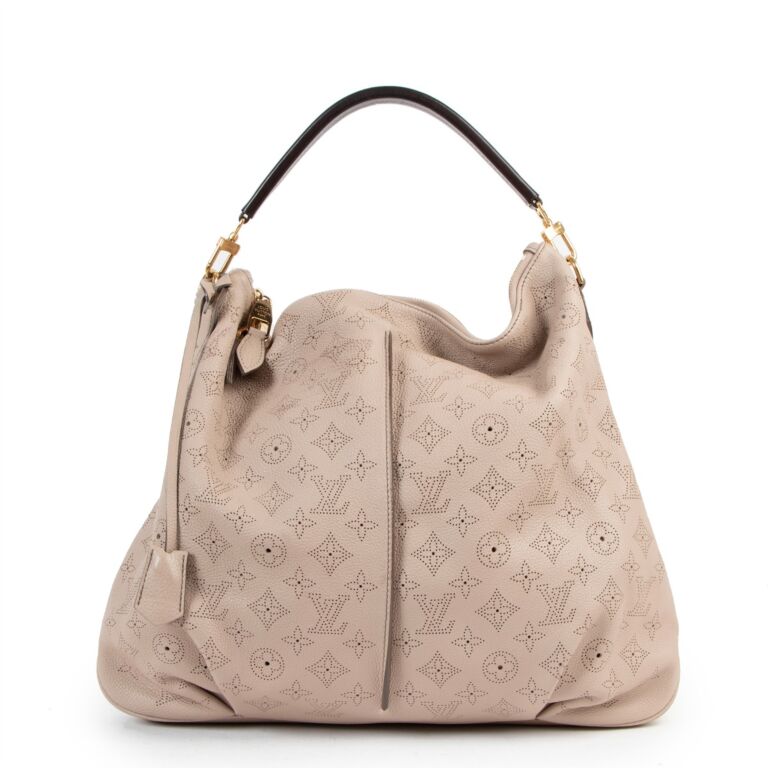 Louis Vuitton Taupe Mahina Selene MM