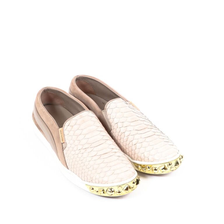 Louis vuitton snakeskin shoes top