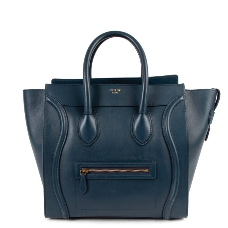 Celine mini luggage tote bag online