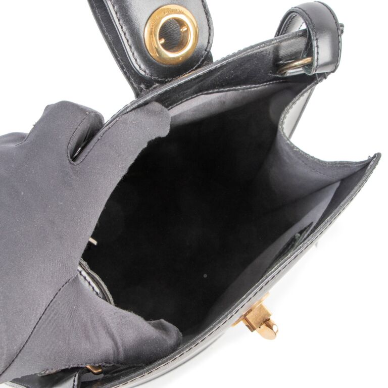 LOUIS VUITTON Shoulder Bag M52252 Cluny Epi Leather Black Black Women –