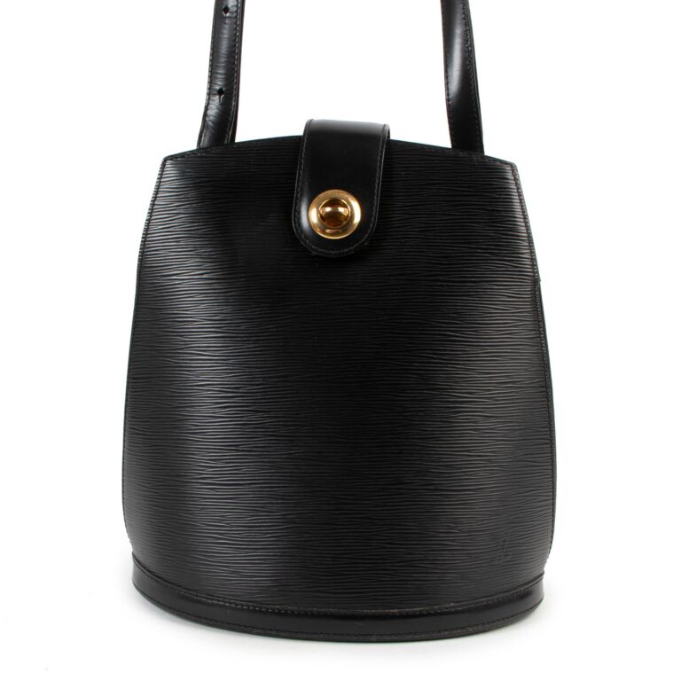 Louis Vuitton Black Epi Leather Nocturne Bag.  Luxury