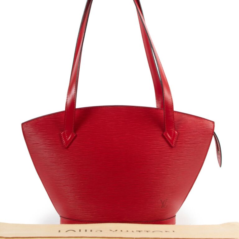 Louis Vuitton Red Saint Jacques PM Epi Leather Shoulder Bag