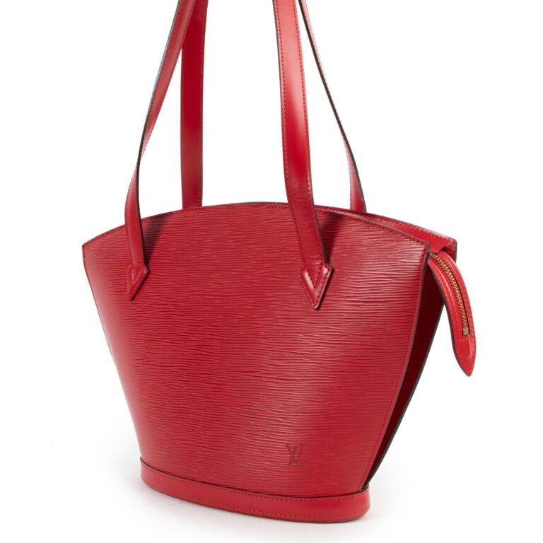 Louis Vuitton Saint Jacques PM Red Epi Handbag