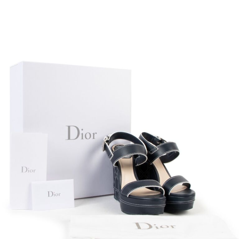 Dior shop wedge sandals