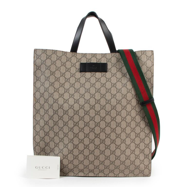 Gucci GG Supreme Web Tote