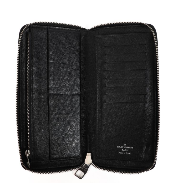 Louis Vuitton Damier Graphite Zippy Vertical Wallet ○ Labellov