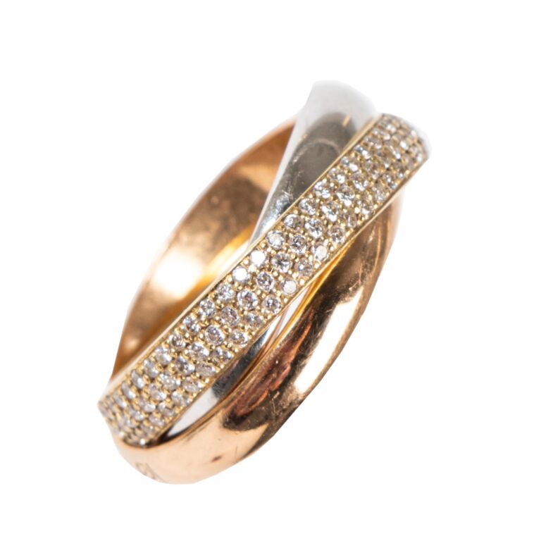 Triple top ring cartier
