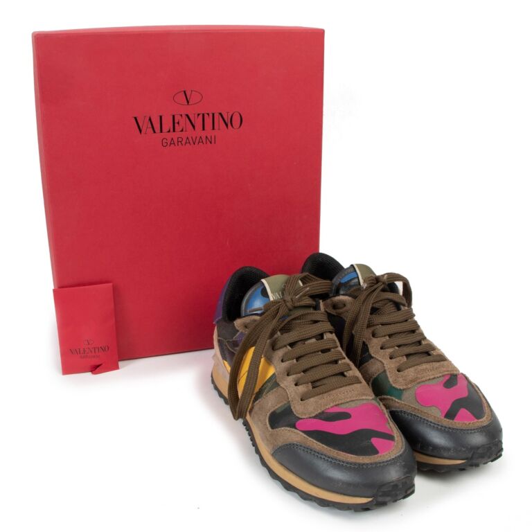 Valentino Garavani Multicolour Camouflage Rockrunner Sneaker