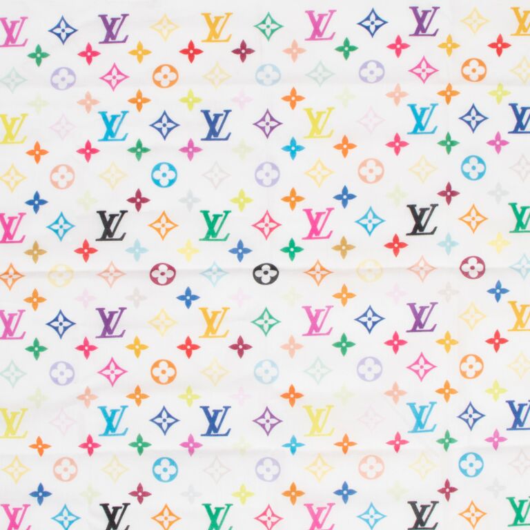 mtfynyc Multicolor Louis Vuitton Murakami Scarf