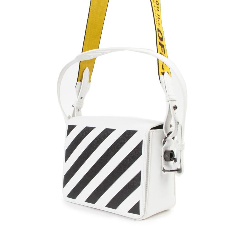 Off-White Binder Clip Diag Flap Shoulder Bag ○ Labellov ○ Buy