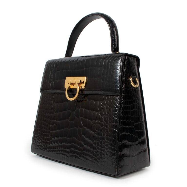 Salvatore ferragamo hotsell black bag