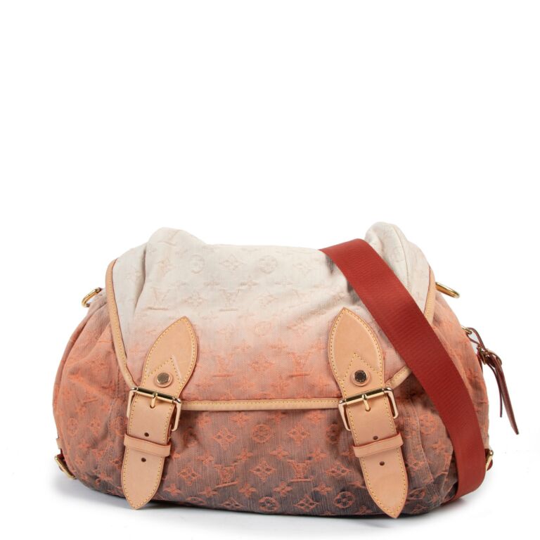 Louis Vuitton Spring/Summer 2010 Orange Monogram Denim Sunrise Bag