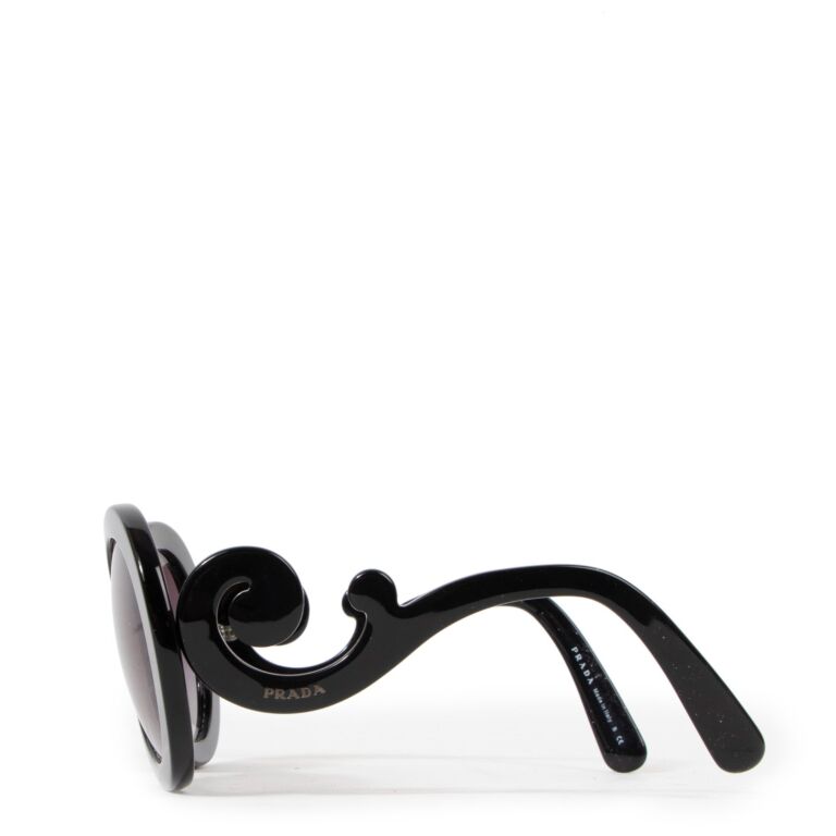 Prada baroque sunglasses black cheap