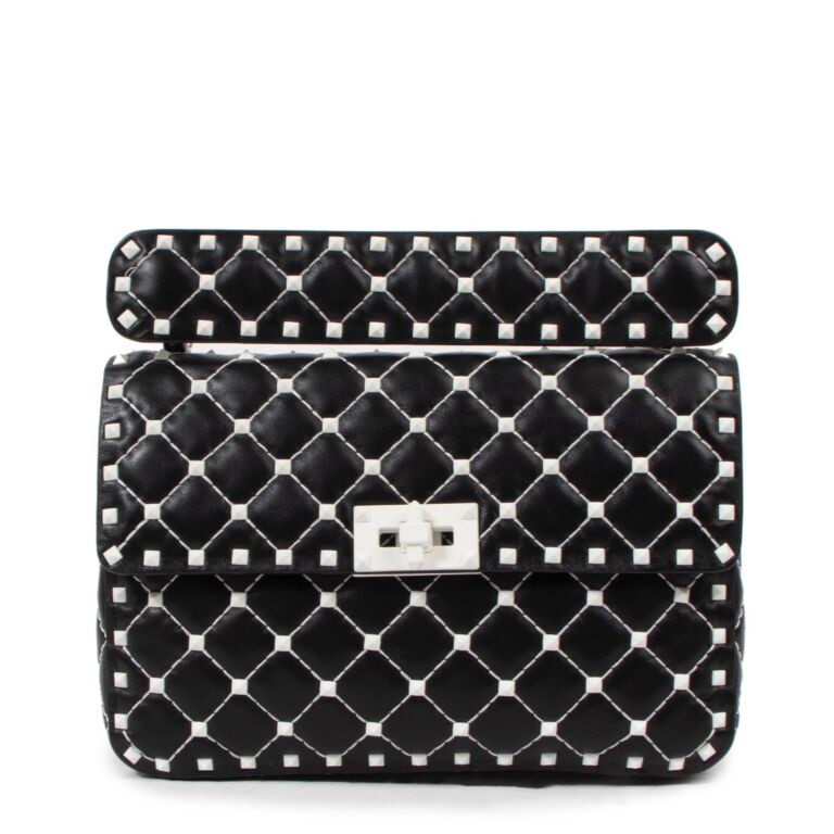 Valentino black and white bag cheap