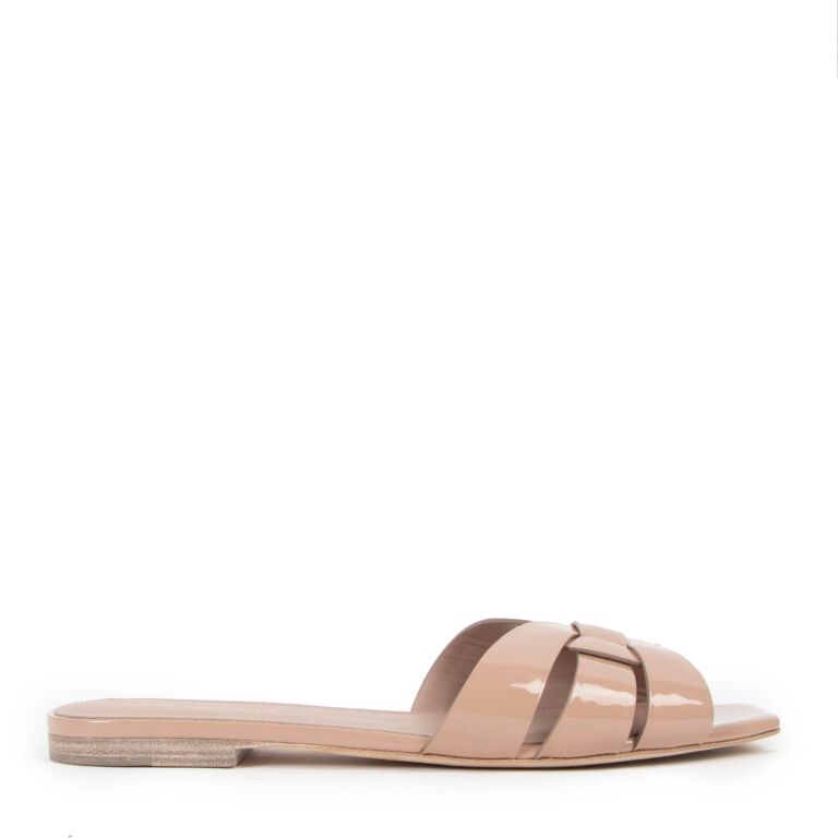 Ysl hot sale nude slides
