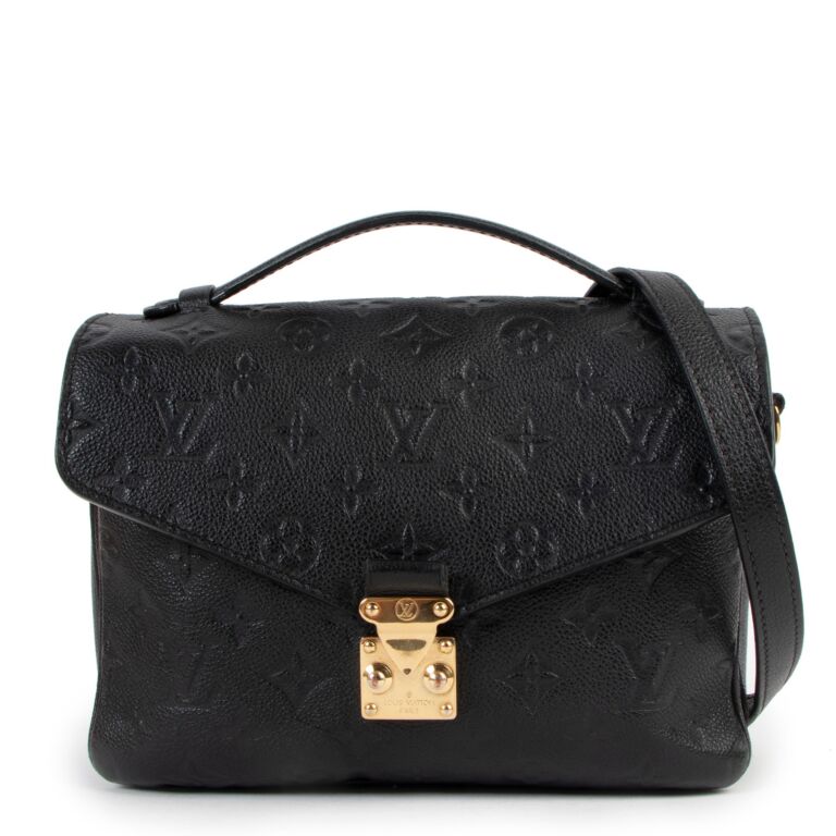 Louis Vuitton Black Pochette M tis Monogram Empreinte Labellov