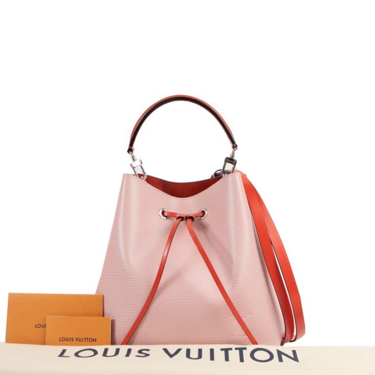 Louis Vuitton NéoNoé MM Rose Ballerine/Red Epi Leather ○ Labellov ○ Buy and  Sell Authentic Luxury