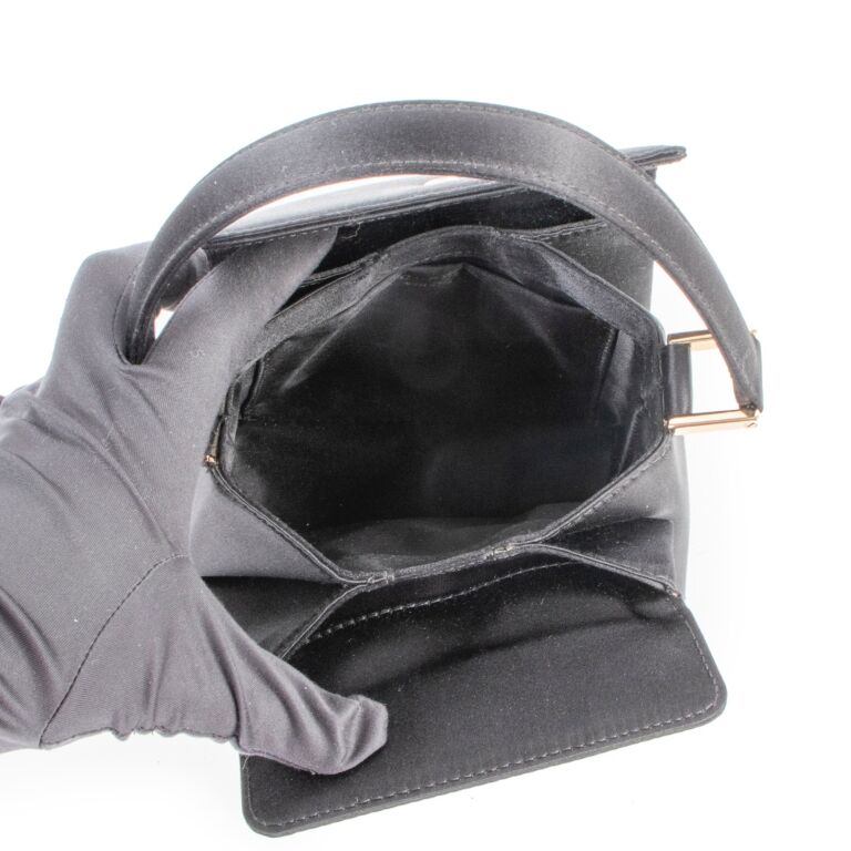 Gucci Tom Ford Black Satin Box Mini Bag Labellov Buy and