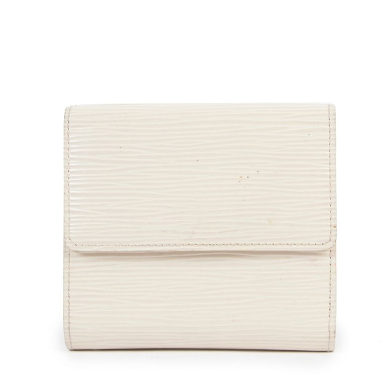 Louis Vuitton Epi Leather Cream Wallet ref.687283 - Joli Closet