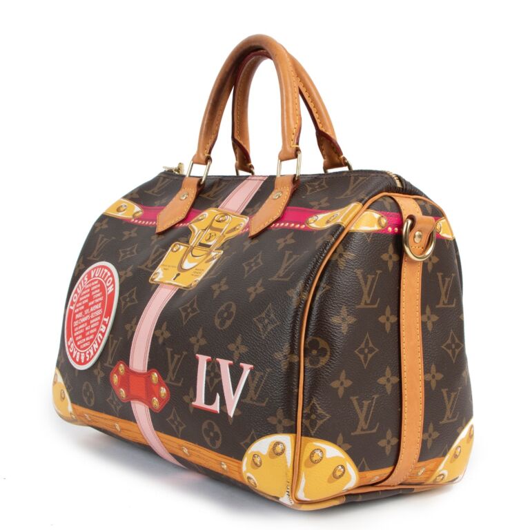 Preloved Authentic Louis Vuitton Monogram Summer Trunks Speedy Bandouliere  30