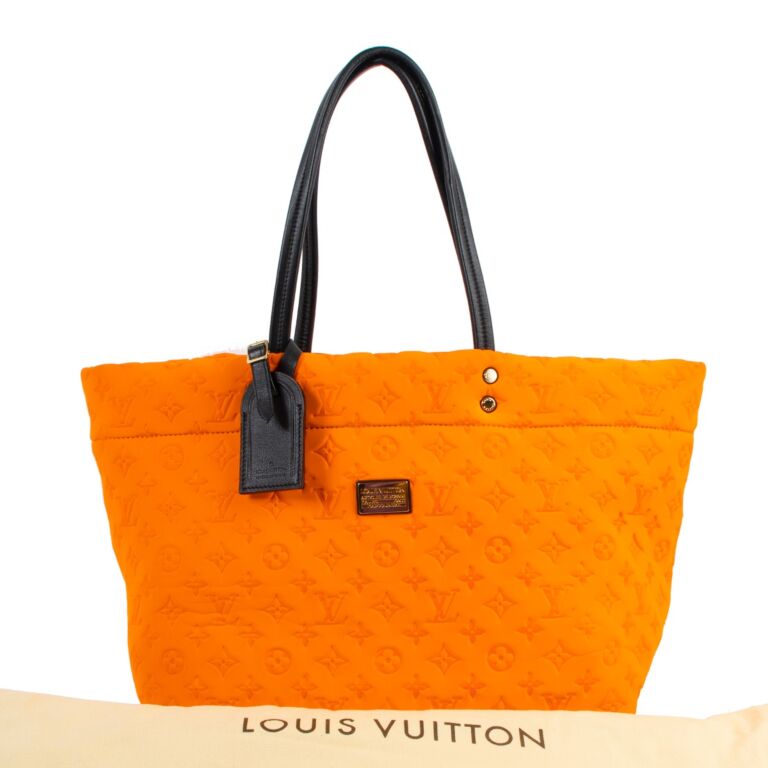 Louis Vuitton Limited Edition Orange Monogram Neoprene Scuba MM