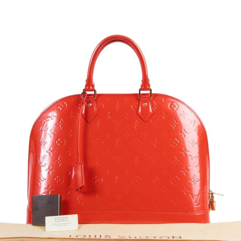 LOUIS VUITTON 1999 STREET CHIC MONOGRAM VERNIS ORANGE BAG – RDB