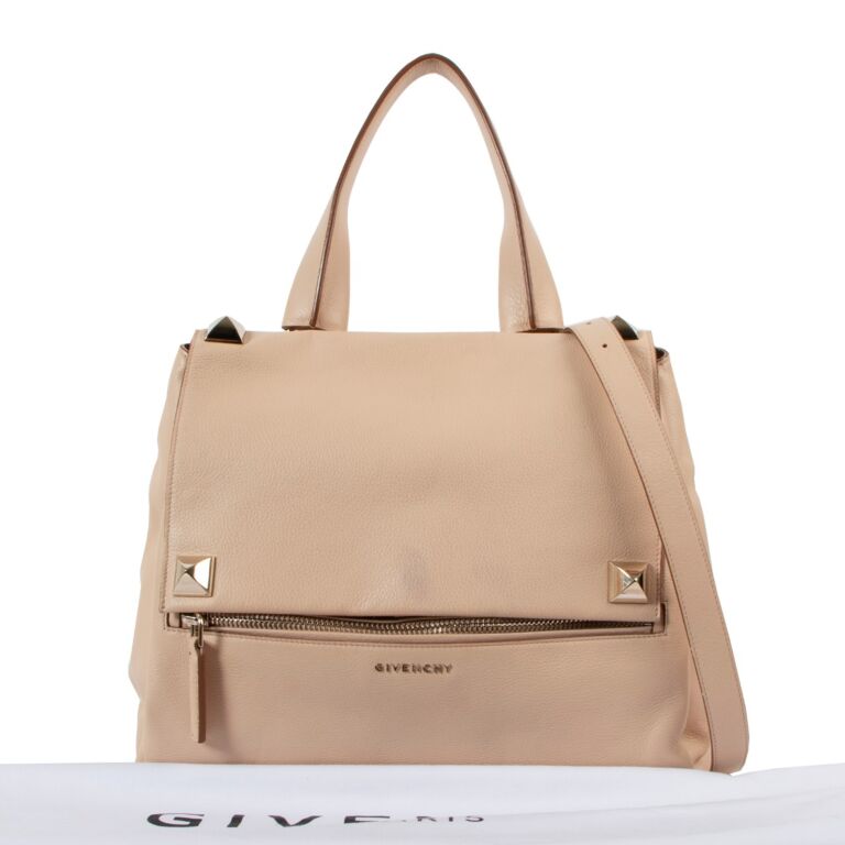 Givenchy Nude Pandora Studded Shoulder Bag Labellov Buy and