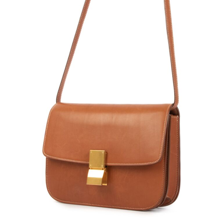 CÉLINE Medium Classic Bag in Camel Box Calfskin - SOLD