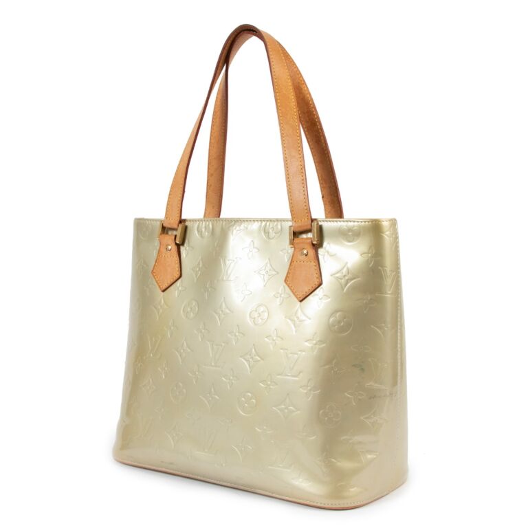 Louis Vuitton Silver Monogram Vernis Houston Tote Bag