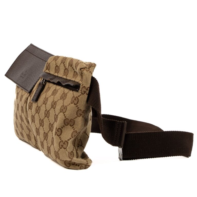 Gg canvas belt bag top