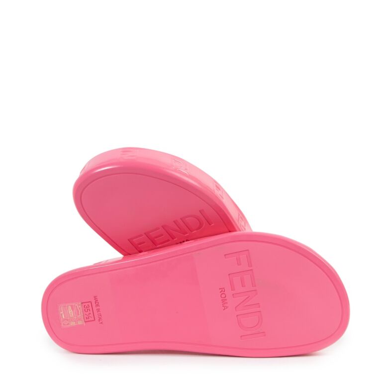 Fendi pink sandals store