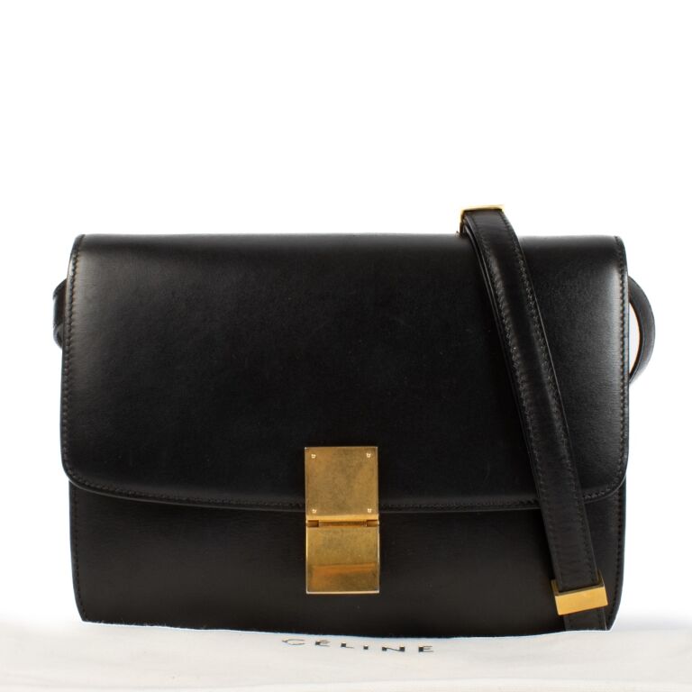 Celine black crossbody bag hot sale